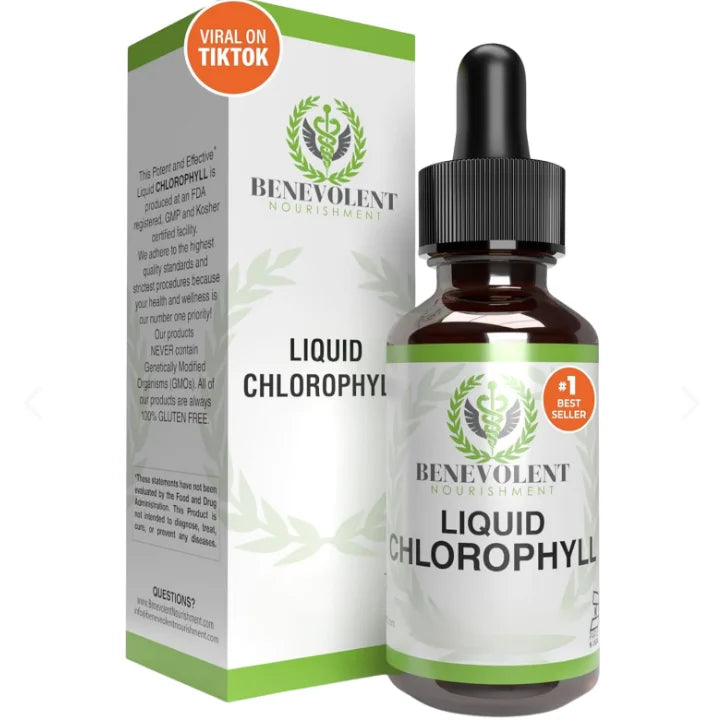 Clorofila Líquida Benevolent – Detox Natural + Energía en Gotas ⚡🌱