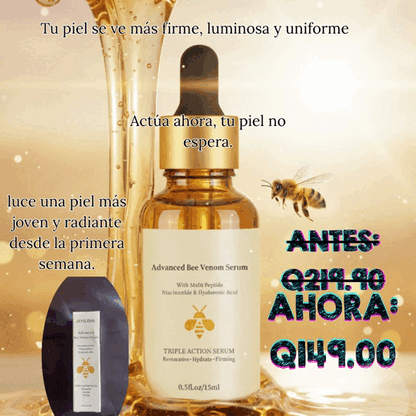 💛 Suero Restaurador de Abeja – Repara, Ilumina y Reafirma tu Piel 🐝