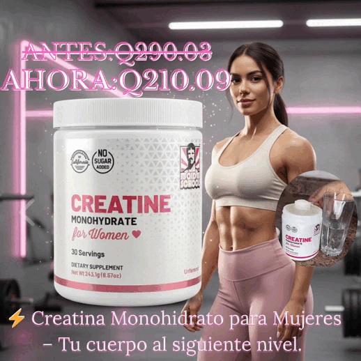 💖 Creatina Monohidrato para Mujeres – Activa tu Fuerza Interior 💪✨