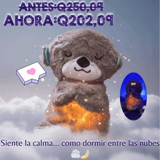 Nutria que Respira Antiestrés 💤 – Tu compañera para noches más tranquilas 🌙